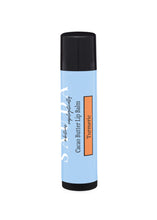 Load image into Gallery viewer, Sauda Lip balm tube showing Turmeric scent